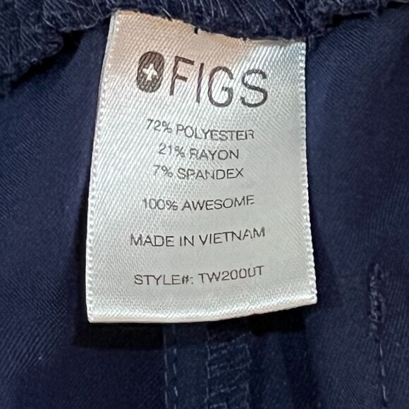 FIGS Scrubs Pants Navy Blue Technical Collection TW2000T - Womens Small/T - Picture 5 of 10